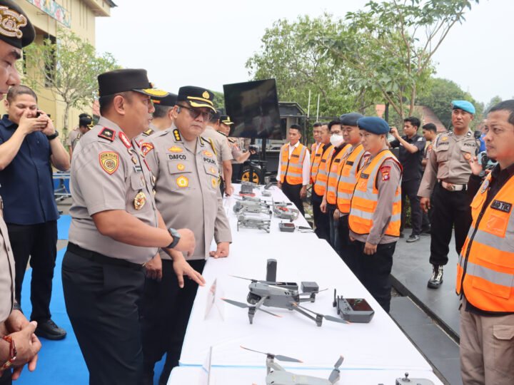 Perkuat Penanganan Karhutla, Polda Kalteng Luncurkan 16 Drone Patroli Udara