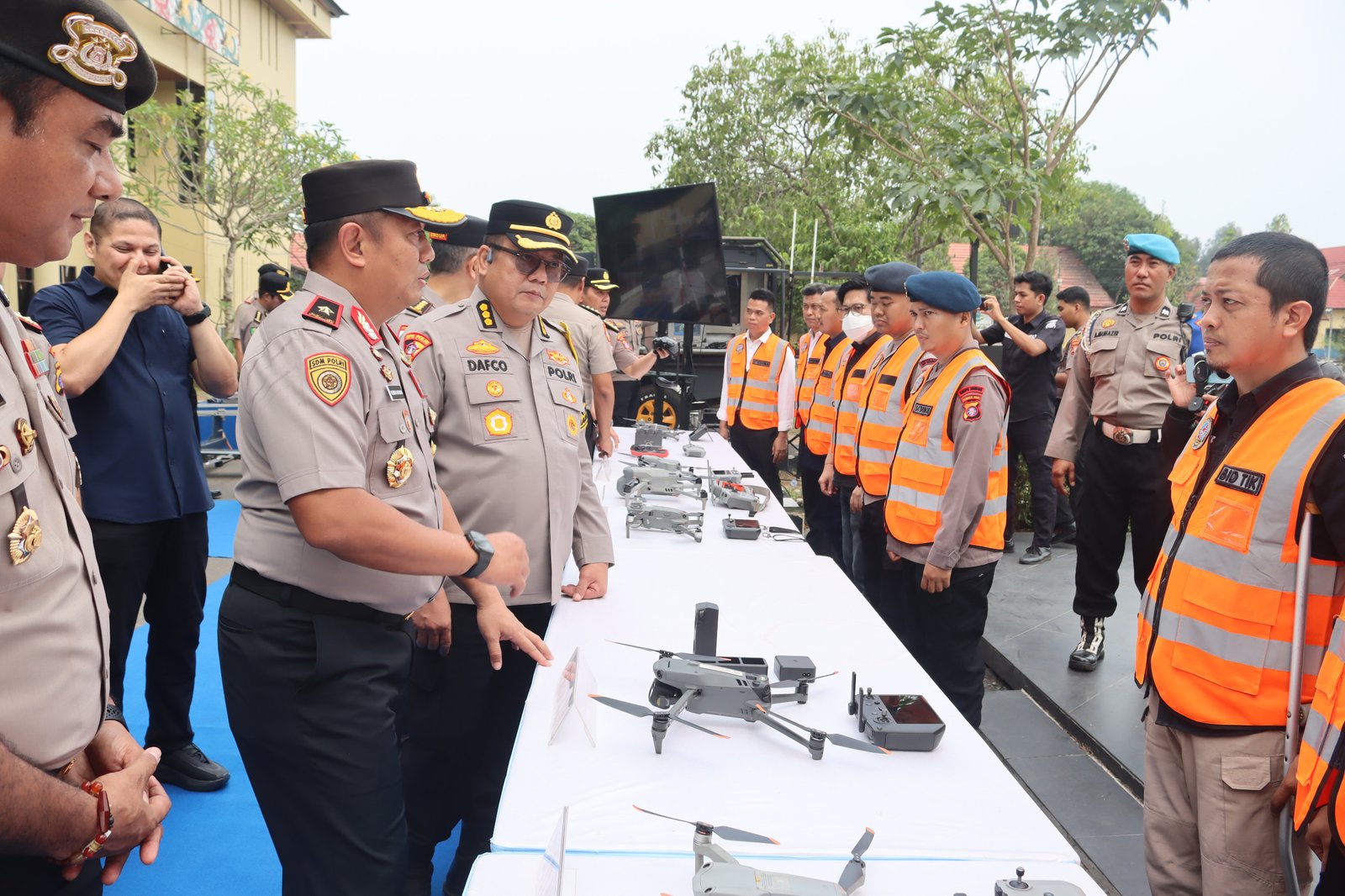 Perkuat Penanganan Karhutla, Polda Kalteng Luncurkan 16 Drone Patroli Udara